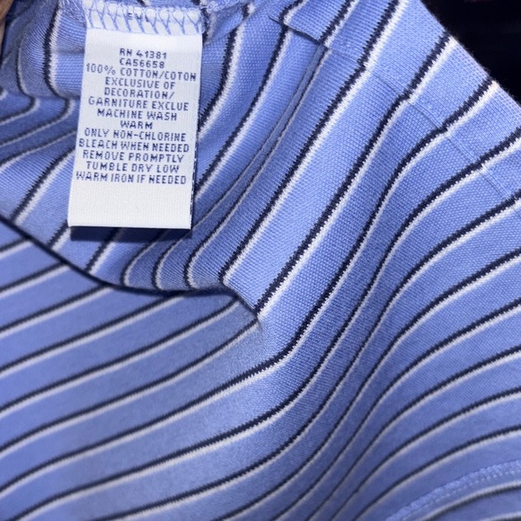 Polo by Ralph Lauren Blue Striped Polo Shirt - Picture 3 of 4